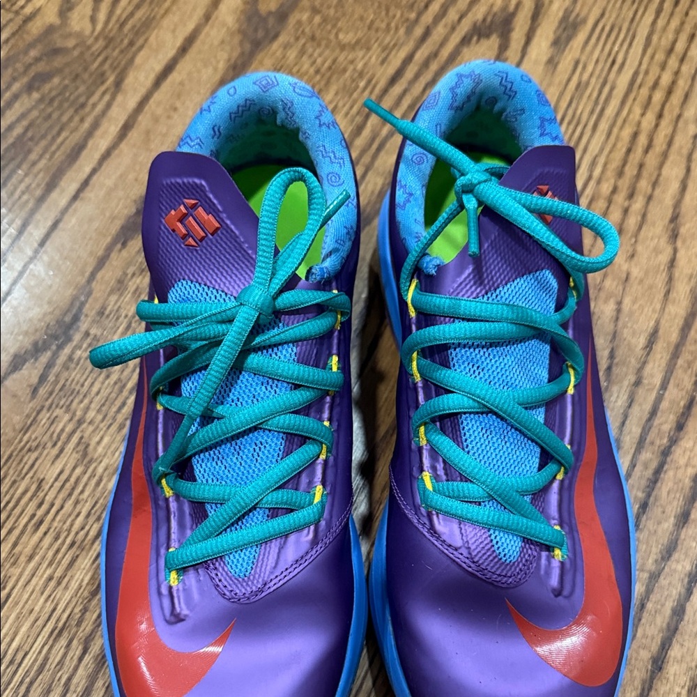 Kids Purple and Blue Athletic Shoes